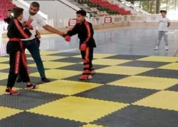 منافسات قوية في بطولة الجمهورية لرياضة قوة الرمي