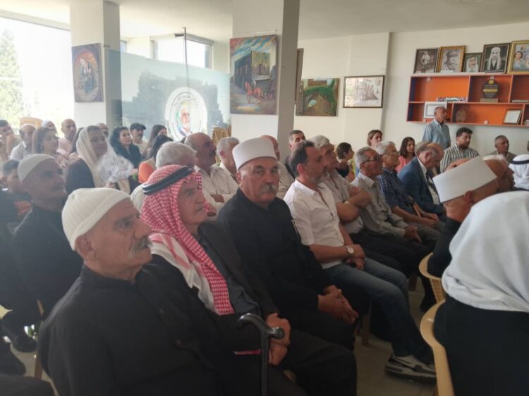 ندوة عن المجاهدين الشهيدين محمود أبويحيى ومسعود الجباعي