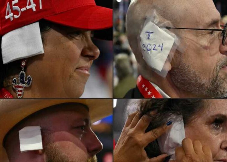 ضمادة ترامب… صرخة جديدة في عالم الموضة