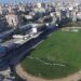 بالصور: أكبر ملعب لكرة القدم في غزة يتحول إلى مأوى