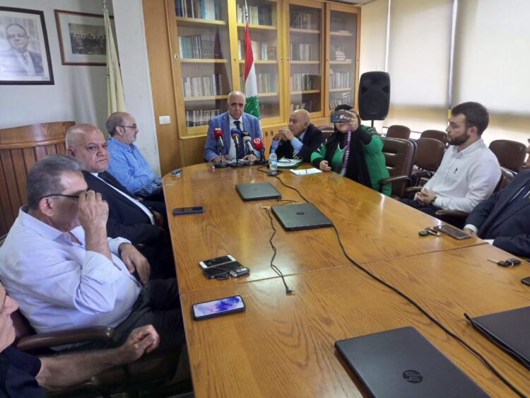 مؤتمر لـ”نواة شعب لبنان الواحد” في نقابة المحررين..