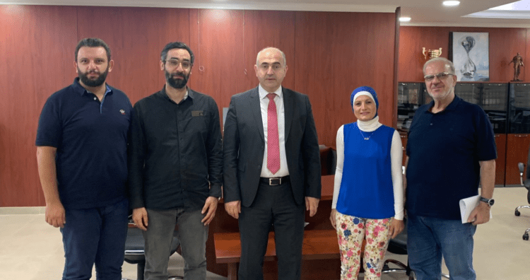 لقاء بين وفد من رابطة العاملين في الجامعة اللبنانية والبروفسيور بدران لمتابعة المطالب