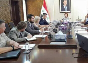 اجتماع حول مشروع ترميم قوس النصر الأثري في تدمر