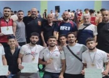 منتخب حمص بالمصارعة أولاً في بطولة الجمهورية