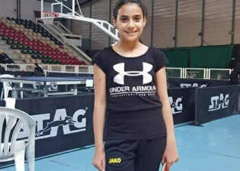 جينا الملحم موهبة واعدة في كرة الطاولة بالسويداء