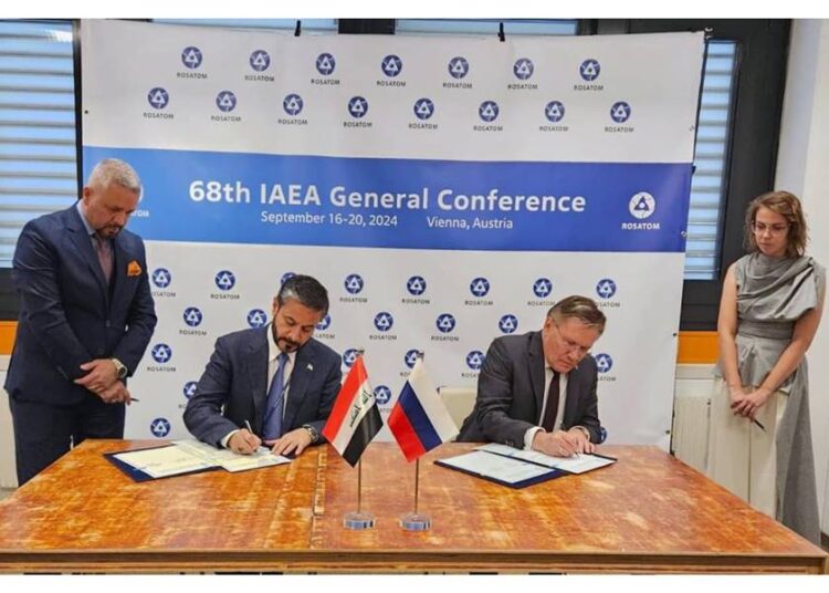 مذكرة تفاهم بين العراق وروسيا في مجال الاستخدام السلمي للطاقة الذرية