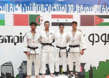 22 ميدالية متنوعة لسورية بالبطولة العربية للجودو
