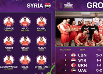 منتخب سورية لكرة السلة للرجال يلتقي نظيره البحريني غداً ضمن النافذة الثانية من التصفيات المؤهلة إلى كأس آسيا