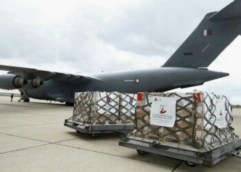 وصول طائرة المساعدات القطرية الـ19 الى بيروت