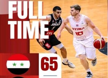 منتخب سورية لكرة السلة للرجال يخسر أمام منتخب الأردن في بطولة كأس الملك بالأردن