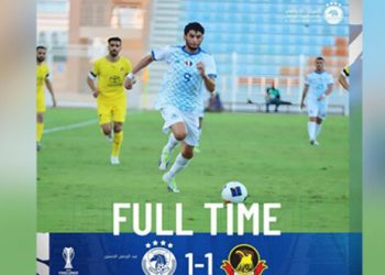الفتوة يتعادل مع الأهلي البحريني في بطولة كأس التحدي الآسيوي لكرة القدم