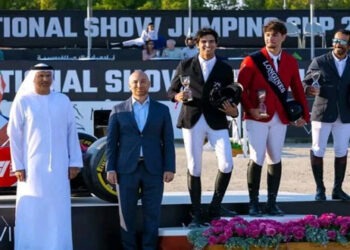 الفارس ياسر المصري يحرز لقب الجائزة الكبرى ببطولة فيرتوس الدولية لقفز الحواجز في دبي