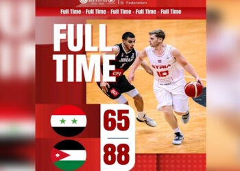 منتخب سورية لكرة السلة للرجال يخسر أمام منتخب الأردن في بطولة كأس الملك بالأردن