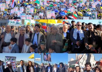 اليمن.. خروج مليوني بالعاصمة صنعاء في مسيرة “ثابتون مع غزة.. بلا كلل ولا ملل ولا تردد