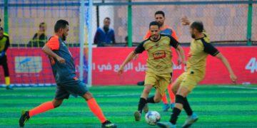 اليمن.. بنك اليمن الدولي يهزم البنك المركزي ويبلغ ربع نهائي بطولة الشركات لكرة القدم السباعية وبنك التضامن يحرز العلامة الكاملة