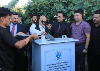 العراق.. وضع حجر الأساس لعدد من المشاريع الخدمية في الديوانية.
