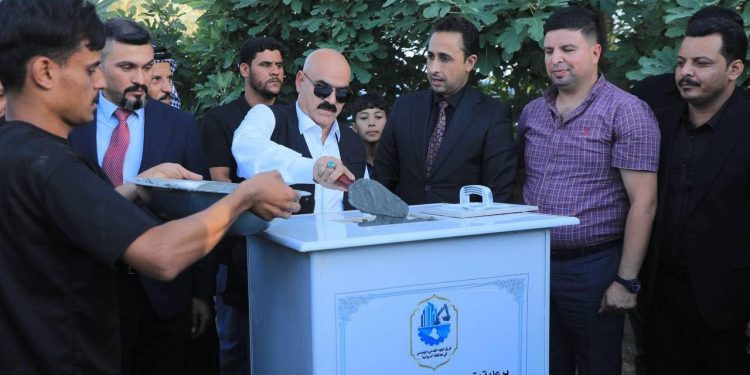 العراق.. وضع حجر الأساس لعدد من المشاريع الخدمية في الديوانية.