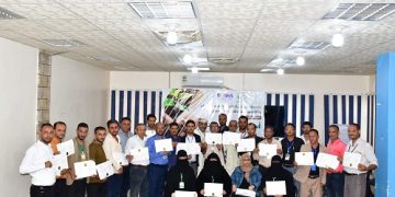 مؤسسة نماء للتنمية تختتم برنامجاً تدريبياً في إعداد وإدارة المشاريع الإنسانية والتنموية لموظفيها في فروع محافظة تعز