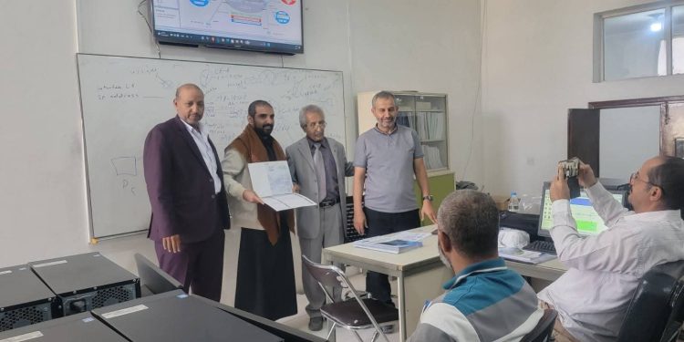 اليمن.. صندوق تنمية المهارات يؤهل 30 كادرا من سبأفون في الشبكات الافتراضية IP/MPLS VPN.