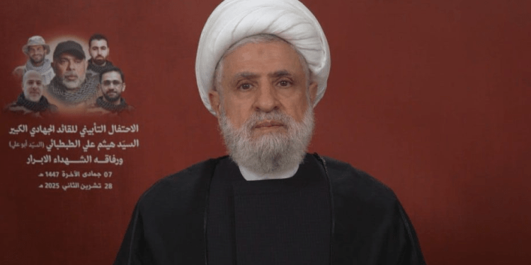 الشيخ نعيم قاسم: إغتيال الطبطبائي اعتداء سافر وجريمة موصوفة ومن حقنا الرد سنحدد التوقيت لذلك”