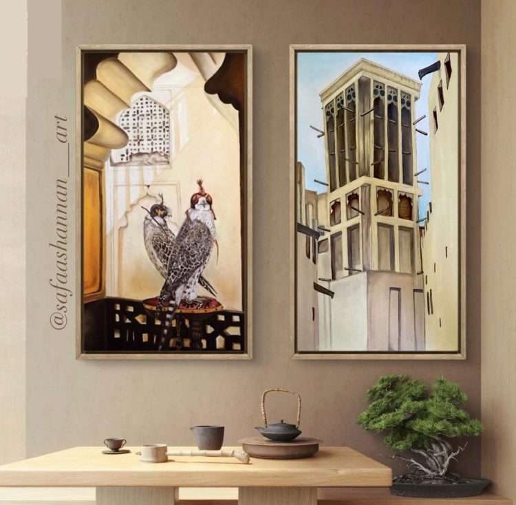 الفنانة صفاء شنان لـ “حرمون”: الفن رسالة واللوحة حوار صامت بين الروح والعين وليست خليط ألوان