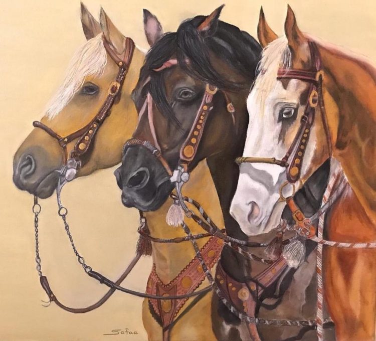 الفنانة صفاء شنان لـ “حرمون”: الفن رسالة واللوحة حوار صامت بين الروح والعين وليست خليط ألوان