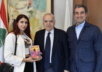 وزير الثقافة استقبل ضو وتسلم من ليليان حمزة روايتها الاولى “وتحرر الحلم”