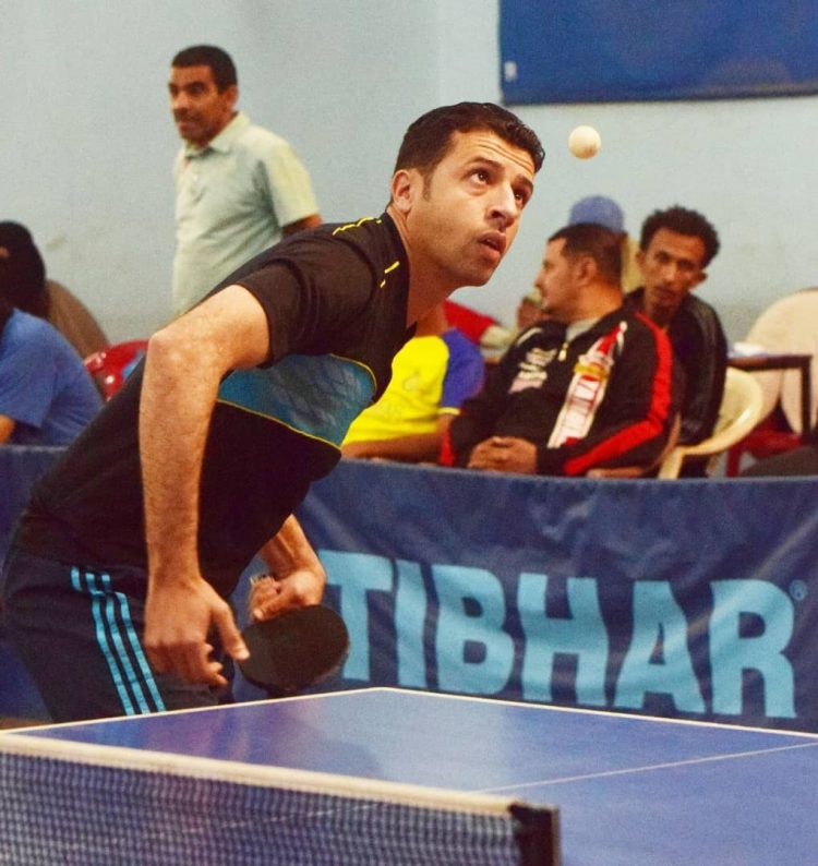اليمن.. لقاء قوي يجمع المحاقري وبخة في نهائي البطولة المفتوحة لفردي كرة الطاولة