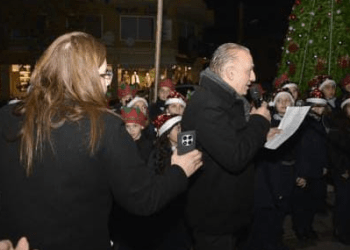 بعلبك أضاءت شجرة الميلاد في ساحة مريم