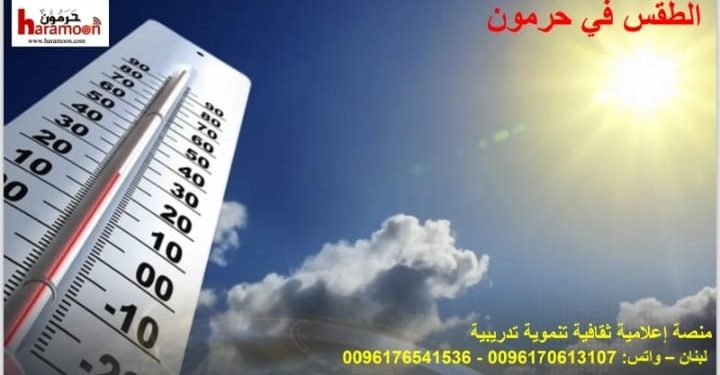 الطقس اليوم الجمعة 9 ك2: ماطر بغزارة وعواصف رعدية وثلوج على 1500 متر ليلاً