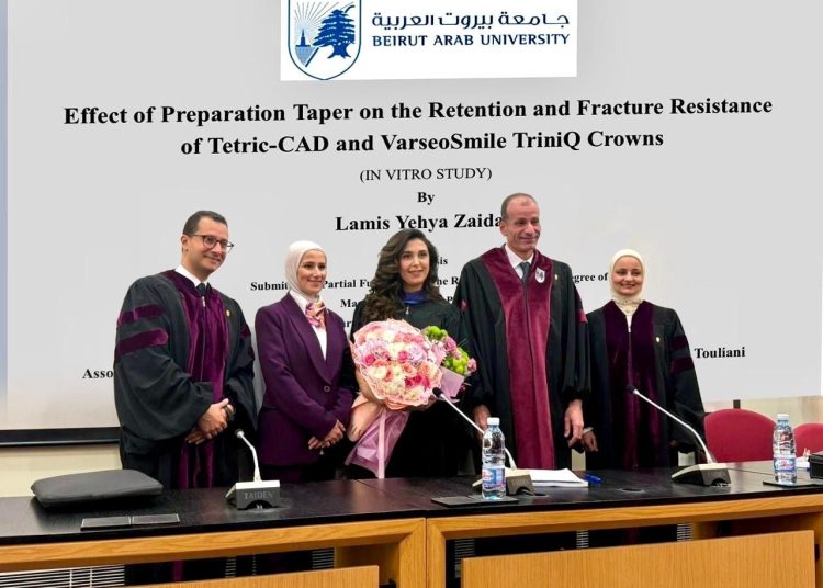 ماجستير في تجميل وتعويض الأسنان للميس يحيى زيدان