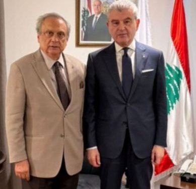 حبيب يُطلع وزير الصناعة على قرار رفع رأسمال مصرف الإسكان