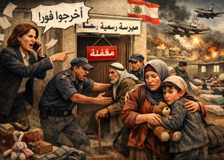 يقفلون المدارس ويطردون النازحين منها.. أي دولة هذه؟